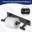 Stainless Steel Swivel Toilet Paper Holder Wall Mount Adhesive or Screw Install Carousel 3