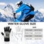 3 Pairs Touch Screen Gloves with Snow Flower Pattern, Warm Knit Winter Glov Carousel 3
