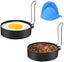 Stainless Steel Egg Ring, 2 Pack Joie Egg Ring Cooking/Round Breakfast Hous Carousel 1