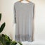 EMERGE Dress - Grey Frill Hem - Size L Carousel 5