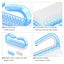 4Pcs Handle Grip Nail Brush, Nail Brushes Hand Fingernail Brush Cleaner Scr Carousel 4