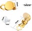 50pcs Round Flat Back Tray Earring Clips Non Pierced Earring Components and Carousel 4