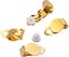 50pcs Round Flat Back Tray Earring Clips Non Pierced Earring Components and Carousel 5
