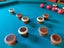 Vintage Octagon Bumper Pool Table (Card Table) Carousel 7