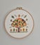 Handmade autumn season cross stitch Carousel 1