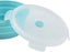 4 Pcs Silicone Collapsible Food Storage Containers with Lids Silicone Lunch Carousel 4