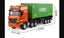 HUINA 1317 1:18 RC Orange Truck with Green Shipping Container (Hui Na) Carousel 16
