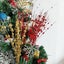 Christmas Artificial Glitter Berry Stem Decorations, Decorative Bead Sticks Carousel 5