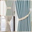 4 pieces set beige curtain rope tie - hand woven, suitable for living room, Carousel 3