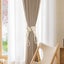 4 pieces set beige curtain rope tie - hand woven, suitable for living room, Carousel 4