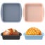 Silicone Square Cake Pan - Non-Stick,Easy Release,Heat Resistant for Baking Carousel 9