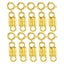10 Pcs Golden Necklace Clasps And Closures, Beads Chain Extender, Suitable Carousel 1