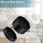4Pcs Round Bed Risers Furniture Riser,Heavy Duty Furniture Risers Lifts Hei Carousel 5