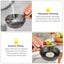 4Pcs Mini Iron Skillet for Stove Oven Anti Rust Non Stick Small Frying Pans Carousel 6