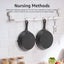 4Pcs Mini Iron Skillet for Stove Oven Anti Rust Non Stick Small Frying Pans Carousel 7