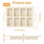 Mini Loaf Pan 8 Cavities Silicone Mini Bread Loaf Pans Nonstick Muffin Pan Carousel 7