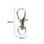 25/50/75/100pcs Swivel Lobster Clasp Clips Hook Alloy Key Ring Split Keycha Carousel 2