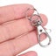 25/50/75/100pcs Swivel Lobster Clasp Clips Hook Alloy Key Ring Split Keycha Carousel 7