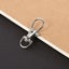 25/50/75/100pcs Swivel Lobster Clasp Clips Hook Alloy Key Ring Split Keycha Carousel 9