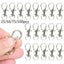 25/50/75/100pcs Swivel Lobster Clasp Clips Hook Alloy Key Ring Split Keycha Carousel 1
