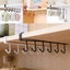 2pcs Metal 6 Hook Kitchen Rack Hanging Coffee Tea Cup mug Holder Shelf Kitc Carousel 7