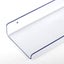 4 Pack Acrylic Shelves for Wall Storage,15"Bathroom Storage Shelves Display Carousel 6