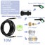 Sewer Jetter Kit 33/50FT High Pressure Washer Drain Cleaning Hose Kit 1/4 I Carousel 2