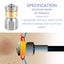 Sewer Jetter Kit 33/50FT High Pressure Washer Drain Cleaning Hose Kit 1/4 I Carousel 7