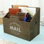 Mail Organizer Letter Sorter for Counter,Mail Holder Storage File Organizer Carousel 7