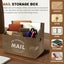 Mail Organizer Letter Sorter for Counter,Mail Holder Storage File Organizer Carousel 9