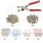 400pcs Sewing Snap Buttons Snap Fasteners Tool Metal Snaps Buttons with Fas Carousel 6