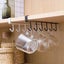 Tcwhniev 1 Piece Metal 6 Hook Mug Rack Hanging Wardrobe Kitchen Organizer C Carousel 1