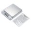 3000g/0.1g Accurate Kitchen Scale High-precision Jewelry Scale Mini Food Sc Carousel 3