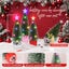 Mini Christmas Tree with Lights, 8 Pcs Christmas Centerpieces for Tables Ho Carousel 2