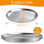 Pizza Pan 4Pcs Stainless Steel Pizza Pan Set Round Pizza Tray Rust Proof Pi Carousel 2