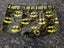 New Mens "Im a Hero" pair of underwear boxers in Black and Yellow. Carousel 2