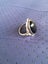 ONYX AND SILVER DRESS RING Carousel 2