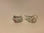 Vintage porcelain creamer and sugar bowl set Carousel 1