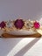Beautiful Ruby and Diamond 5 stone ring Carousel 4