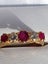 Beautiful Ruby and Diamond 5 stone ring Carousel 7