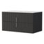 Cefito Vanity Unit 900Mm Bathroom Cabinet Storage Wall Hung Black Timber Front Carousel 1