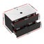 Cefito Vanity Unit 900Mm Bathroom Cabinet Storage Wall Hung Black Timber Front Carousel 2