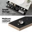 Cefito Vanity Unit 900Mm Bathroom Cabinet Storage Wall Hung Black Timber Front Carousel 5