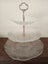 RETRO GLASS 3 TIER CAKE / CUPCAKE STAND Carousel 1