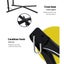 Gardeon Hammock Chair Outdoor Camping Hanging With Steel Stand Rainbow Carousel 5