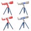 High Definition Children's Telescope For Science Education A Model Red Carousel 2