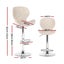 Artiss 2X Bar Stools Kitchen Swivel Gas Lift Counter Chair Wing Pe Rattan Beige Carousel 2