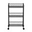 Artiss 3 Tier Shelving Unit Adjustable Garage Storage Kitchen Rack With Wheels Carousel 1