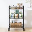 Artiss 3 Tier Shelving Unit Adjustable Garage Storage Kitchen Rack With Wheels Carousel 7