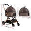 I.Pet Stroller Dog Pram Large Cat Carrier Travel Foldable 4 Wheels Pushchair Dou Carousel 2